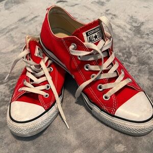 Converse Red All Star Sneakers